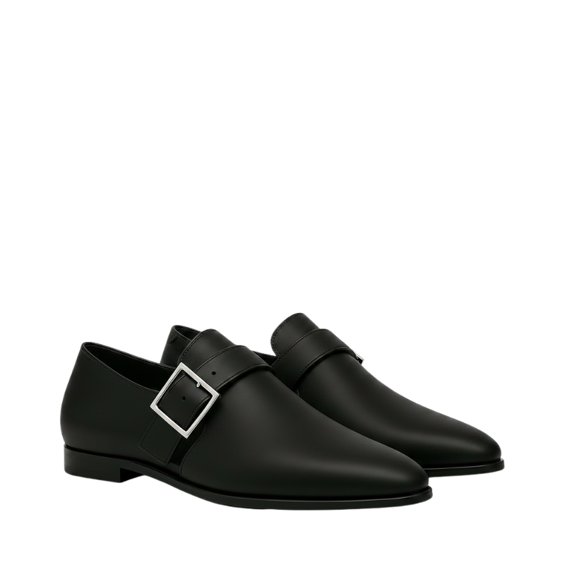 Mamie Frye Loafers in Black