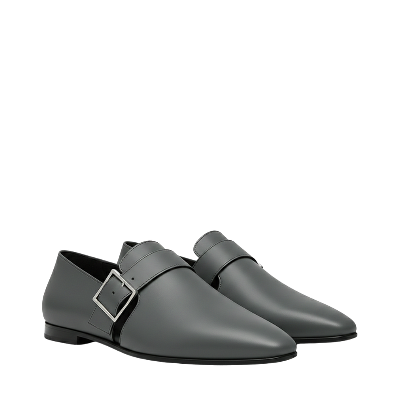 Mamie Frye Loafers in Gray