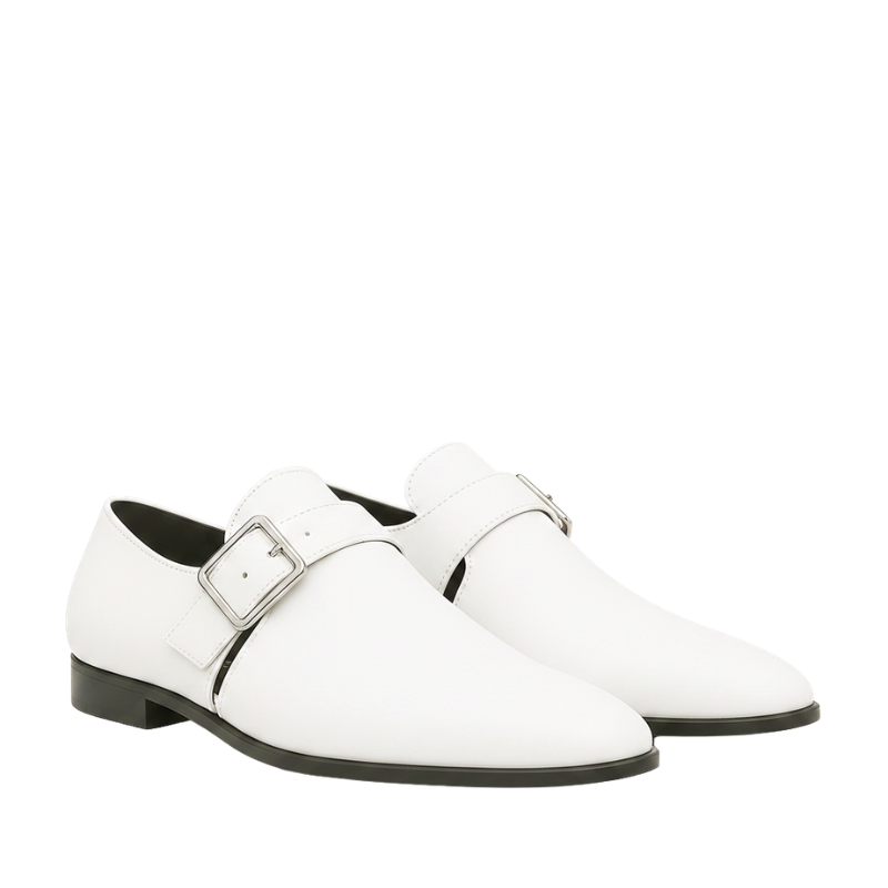 Mamie Frye Loafers in White