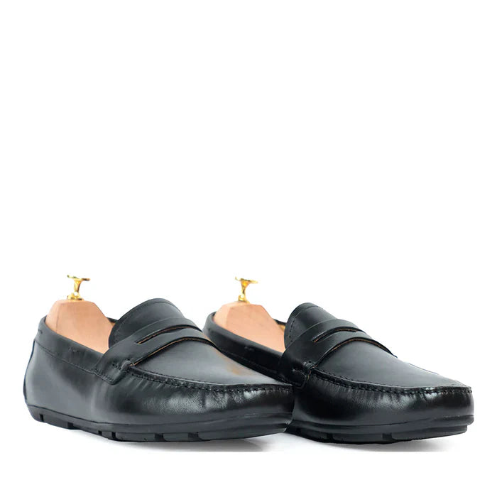 Blue Driving Moccasins