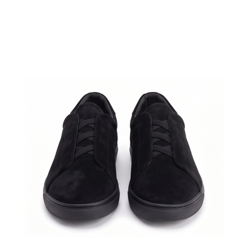 Midnight Gavin Suede Triple Stitch Sneaker