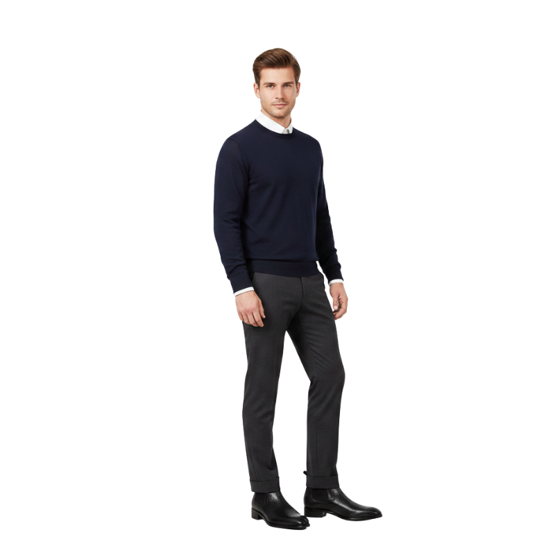 Midnight Italian Snakeskin Luxe Chelsea Boots