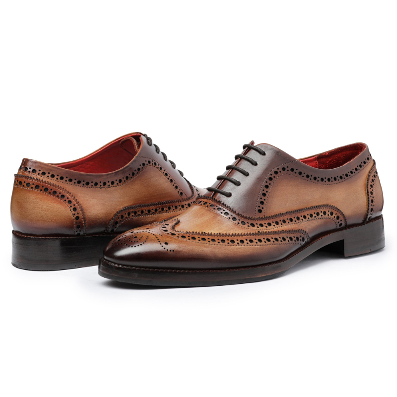Midnight Legacy Artisan Wingtip Brogue Oxford