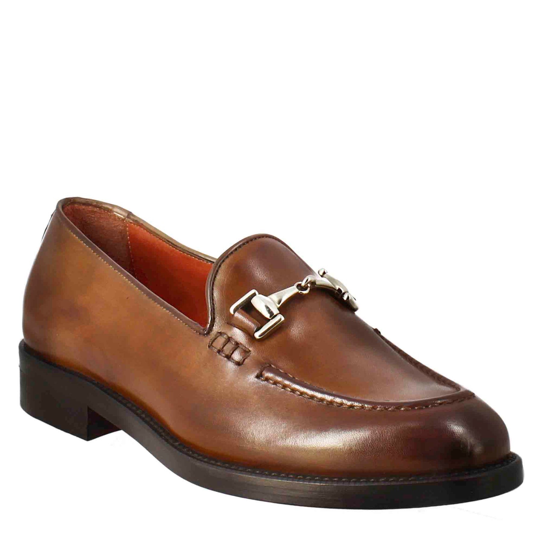 Women's Moccasin in Brown Leather