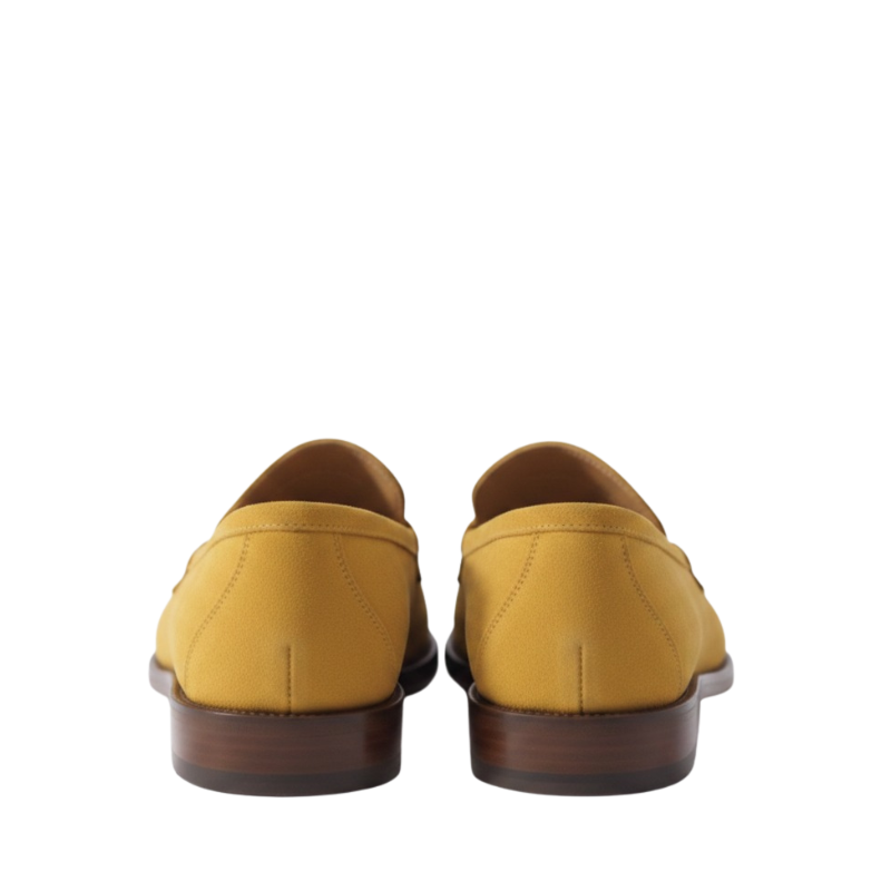 Monarch Dune Smooth Suede Penny Loafers