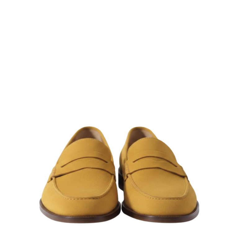 Monarch Dune Smooth Suede Penny Loafers