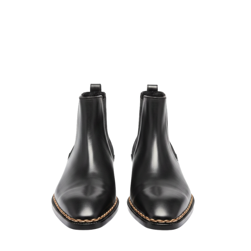 Prime Step Leather Chelsea Boots