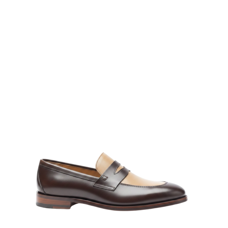 Mystic Dual Tone Italian Luxe Leather Loafer