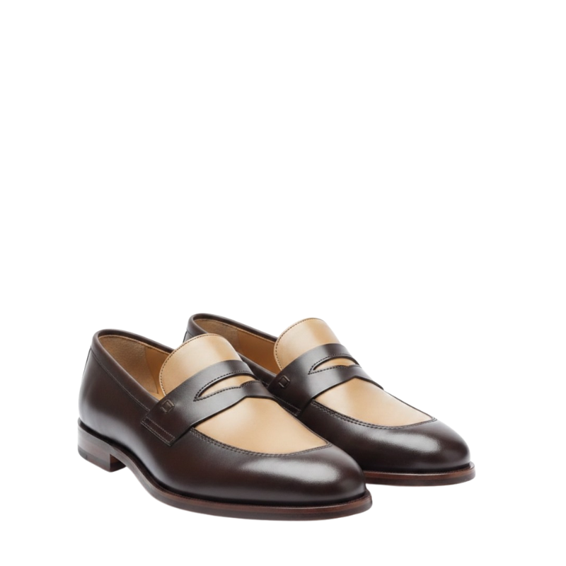 Mystic Dual Tone Italian Luxe Leather Loafer