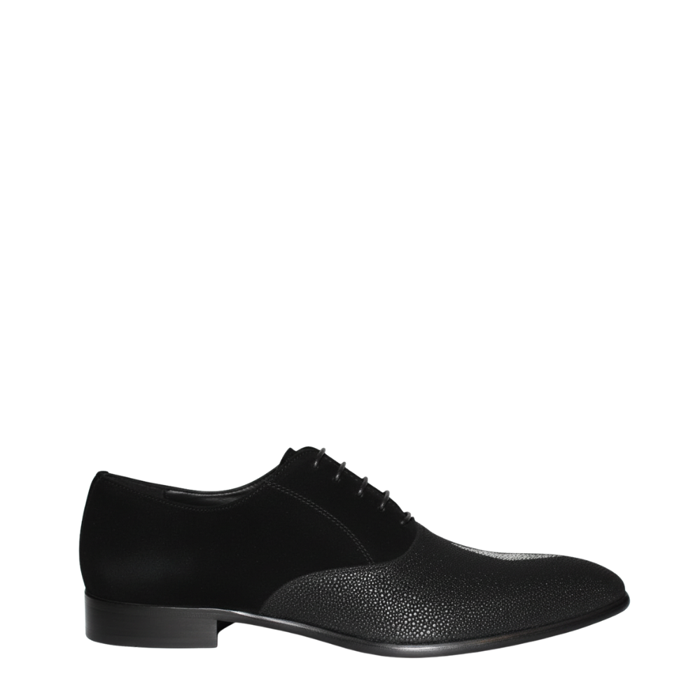Dune Textured Lace-Up Oxfords