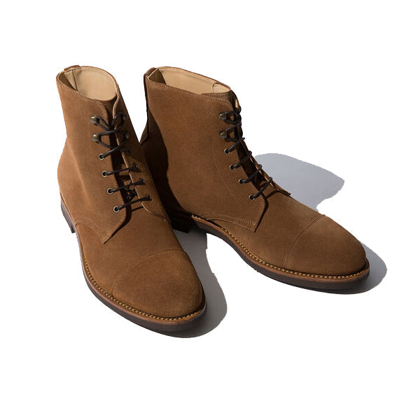 Derby High Ankle Suede Leather Boots
