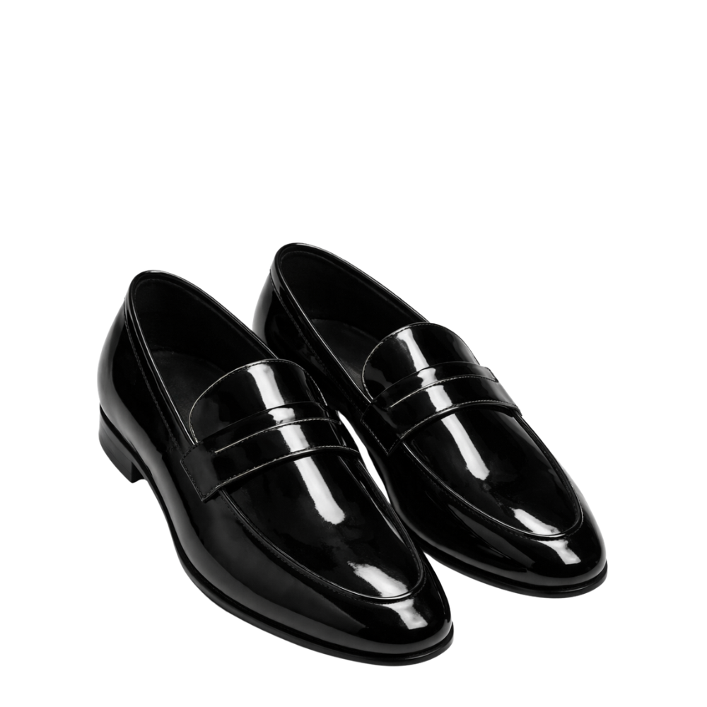 Patent Shiny Leather Penny Loafer