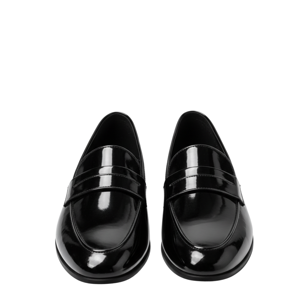 Patent Shiny Leather Penny Loafer