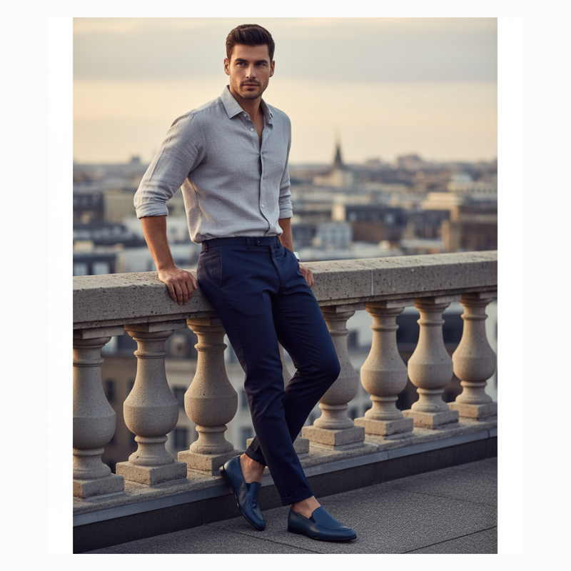Polished Leather Italian Loafers For Daily Comfort