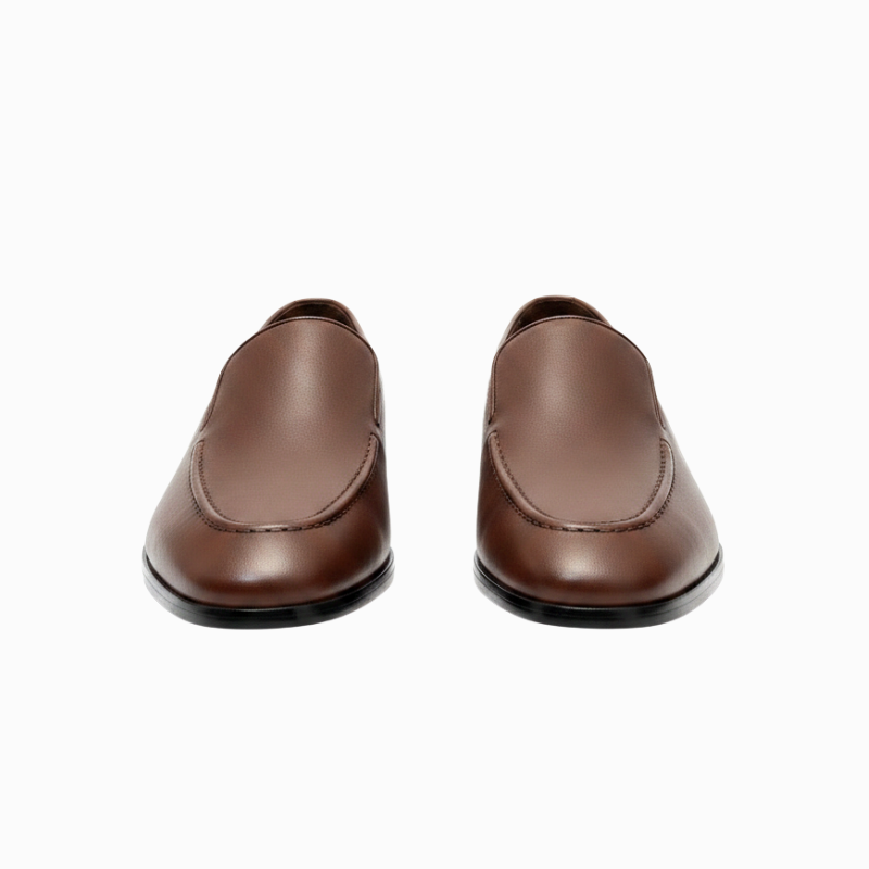 Polished Leather Italian Loafers For Daily Comfort