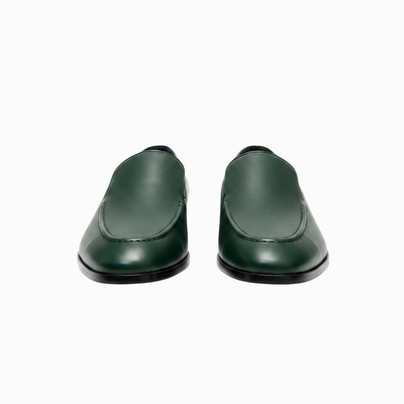 Polished Leather Italian Loafers For Daily Comfort