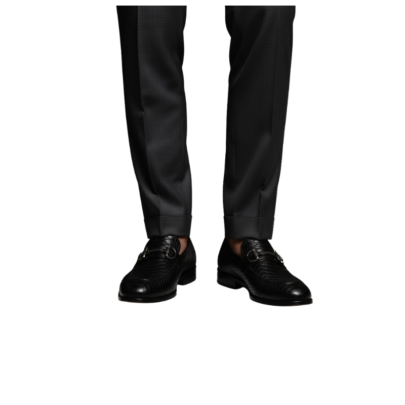 Premium Italian Croc Horsebit Loafers