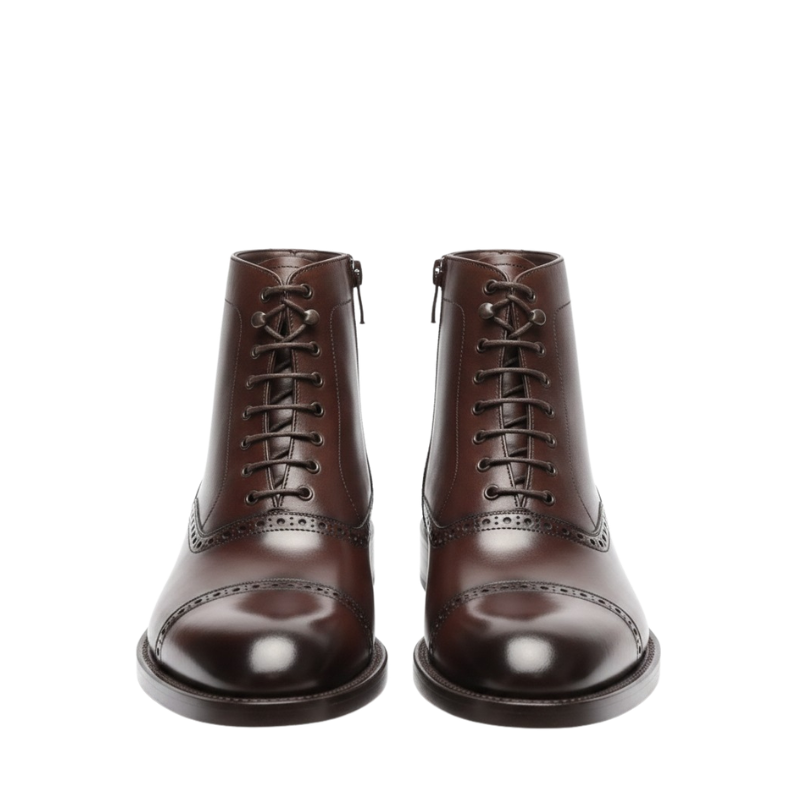 Premium Royal Brogue Combat Boots