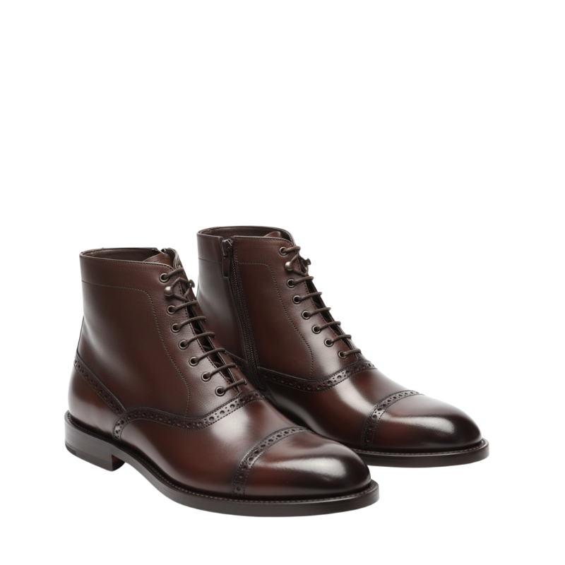 Premium Royal Brogue Combat Boots