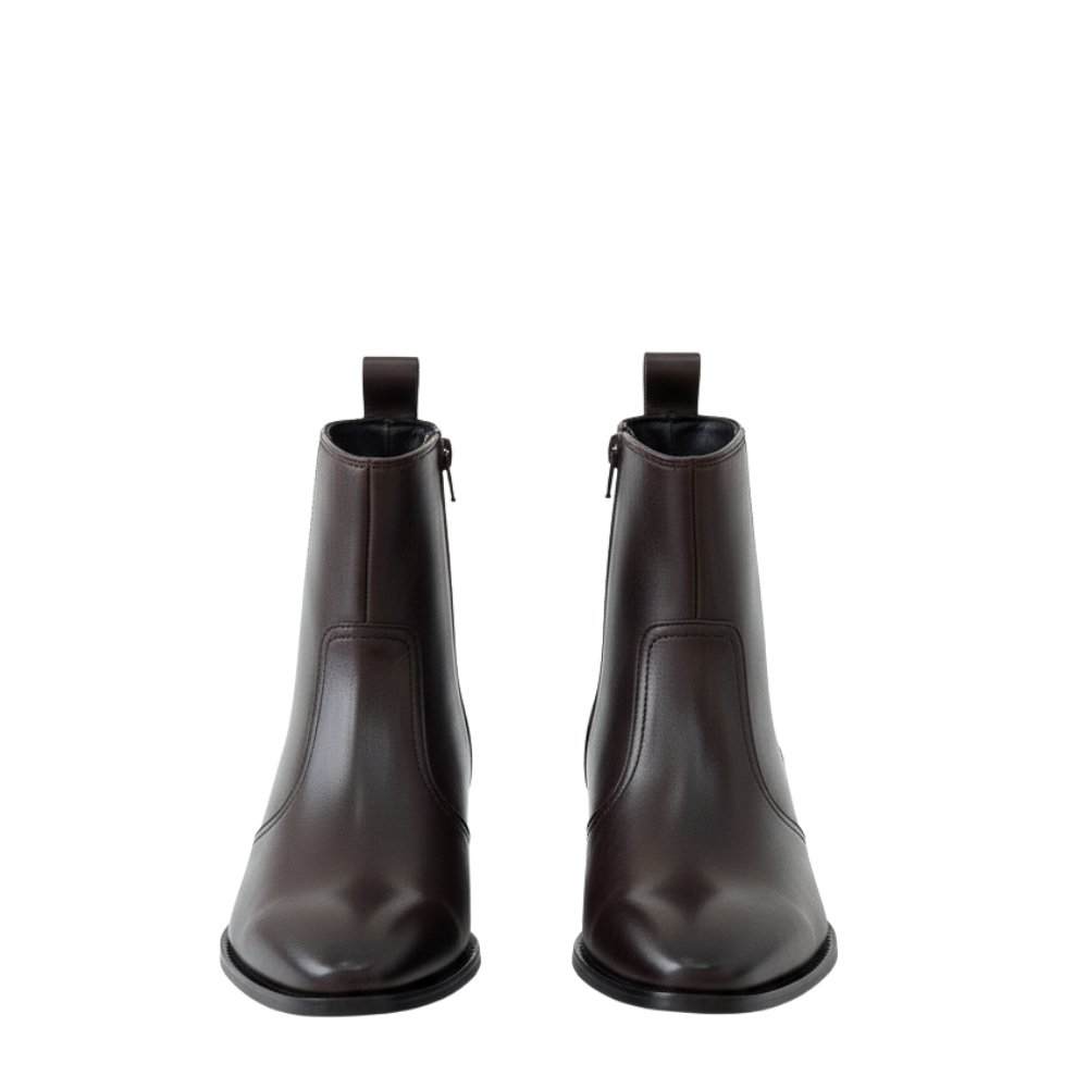 Prime Block Heel Italian Chelsea Boots