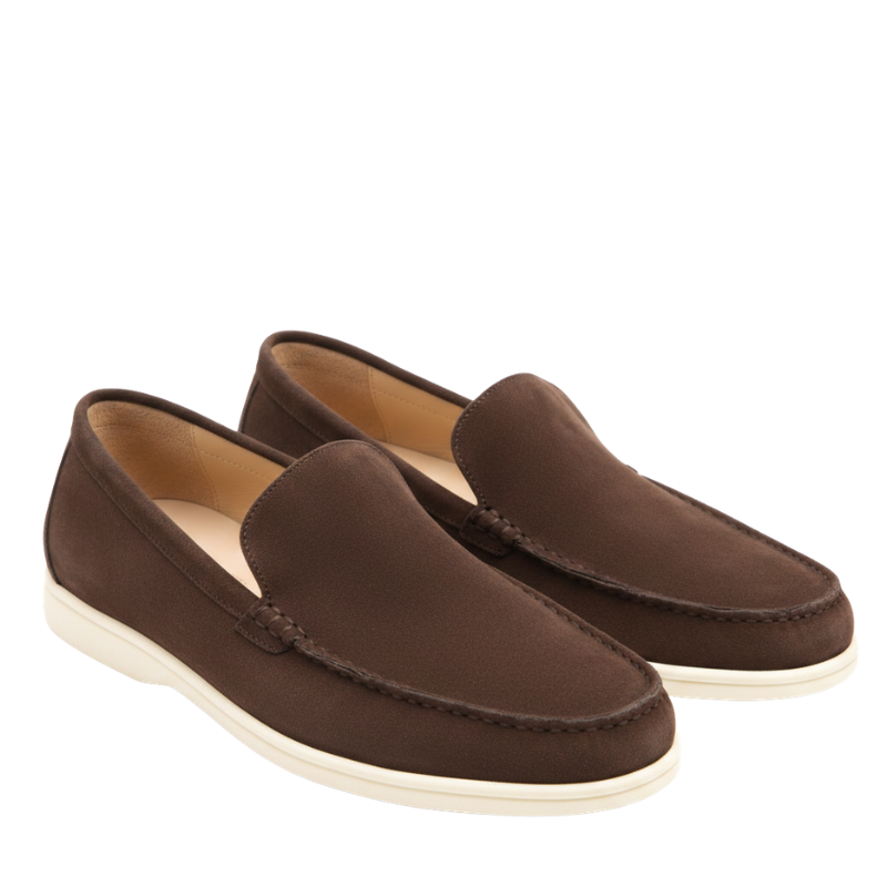 Hybrid Suede Italian Edition Comfort Style Loafers