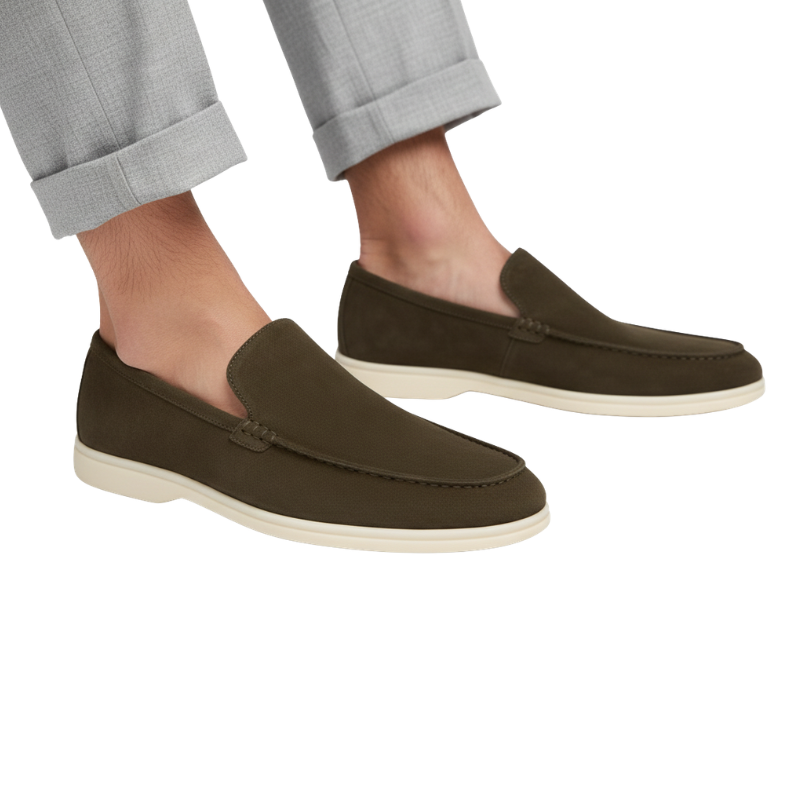 Hybrid Suede Italian Edition Comfort Style Loafers