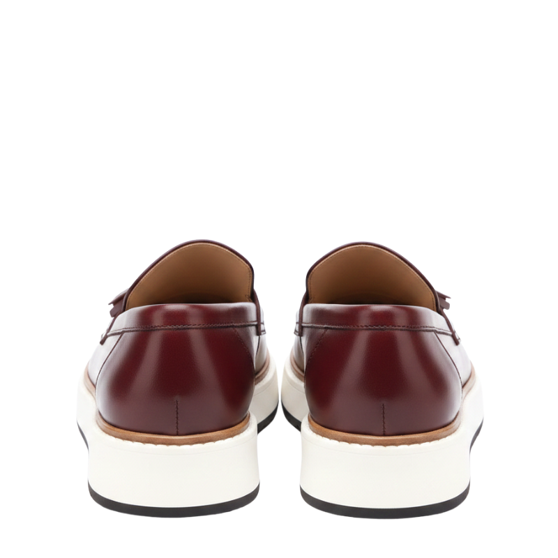 Pure Essence Italian Leather Tassel Loafers