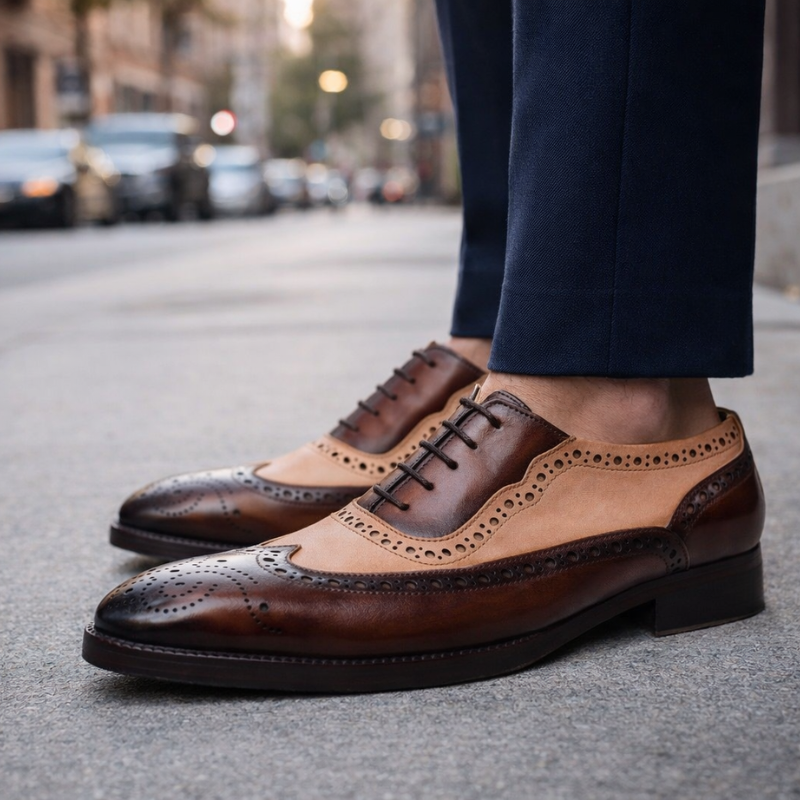 Regal Italian Classic Charm Wingtip Brogue Oxford