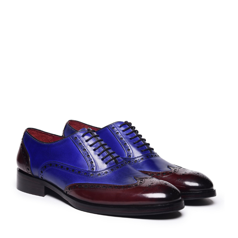 Royal Azure Heritage Wingtip Brogue Oxford