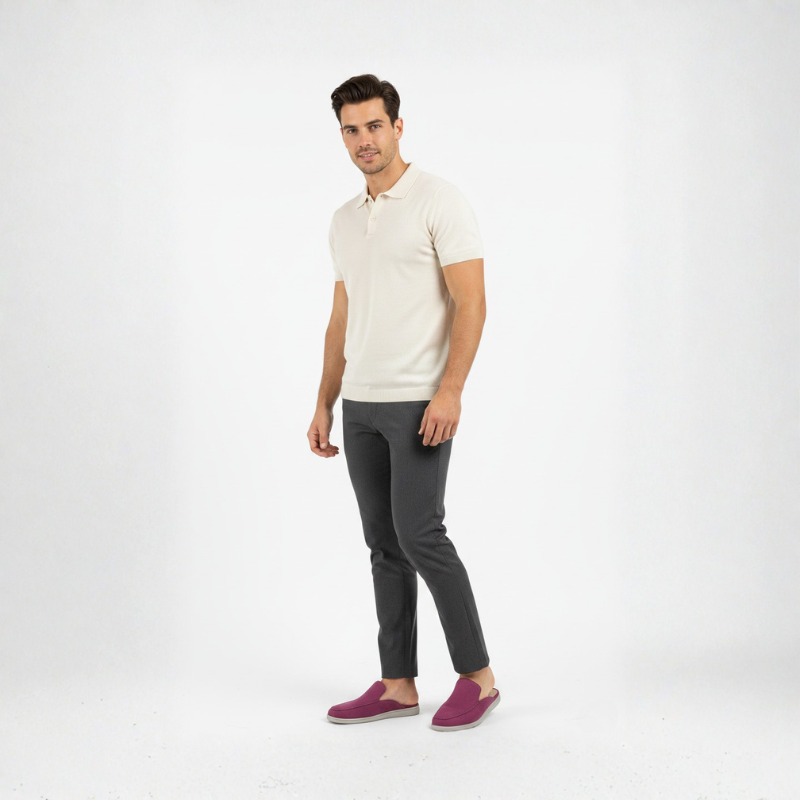 Royal Blush Comfort Slip-On Mule