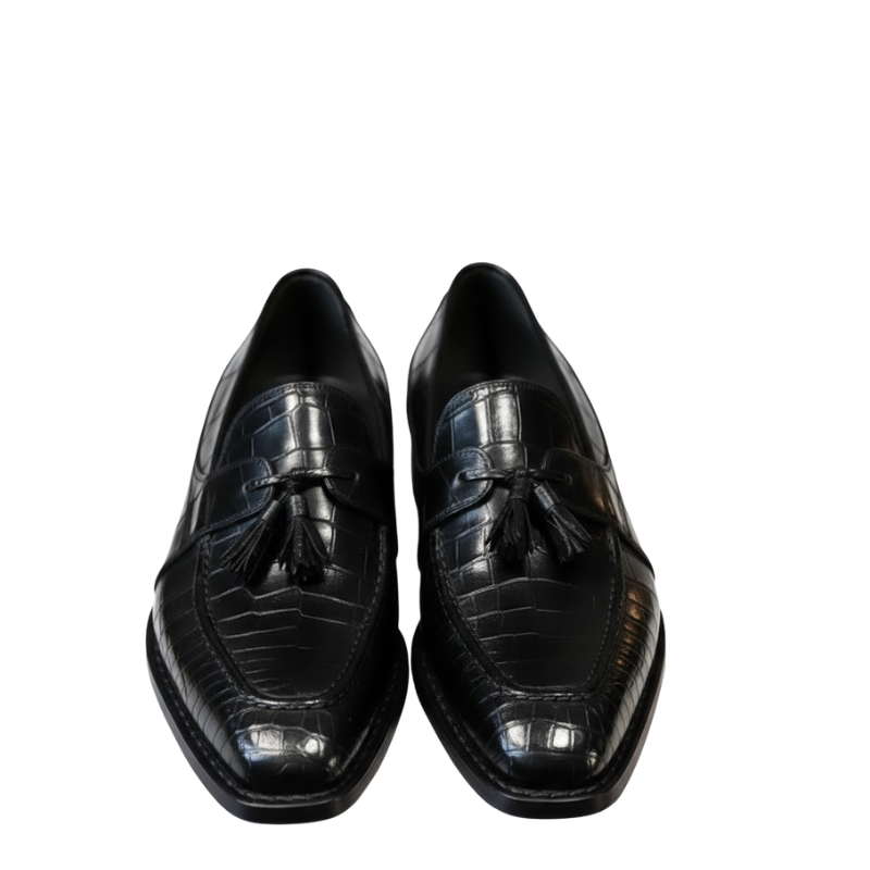 Royal Croc Tassel Signature Loafers