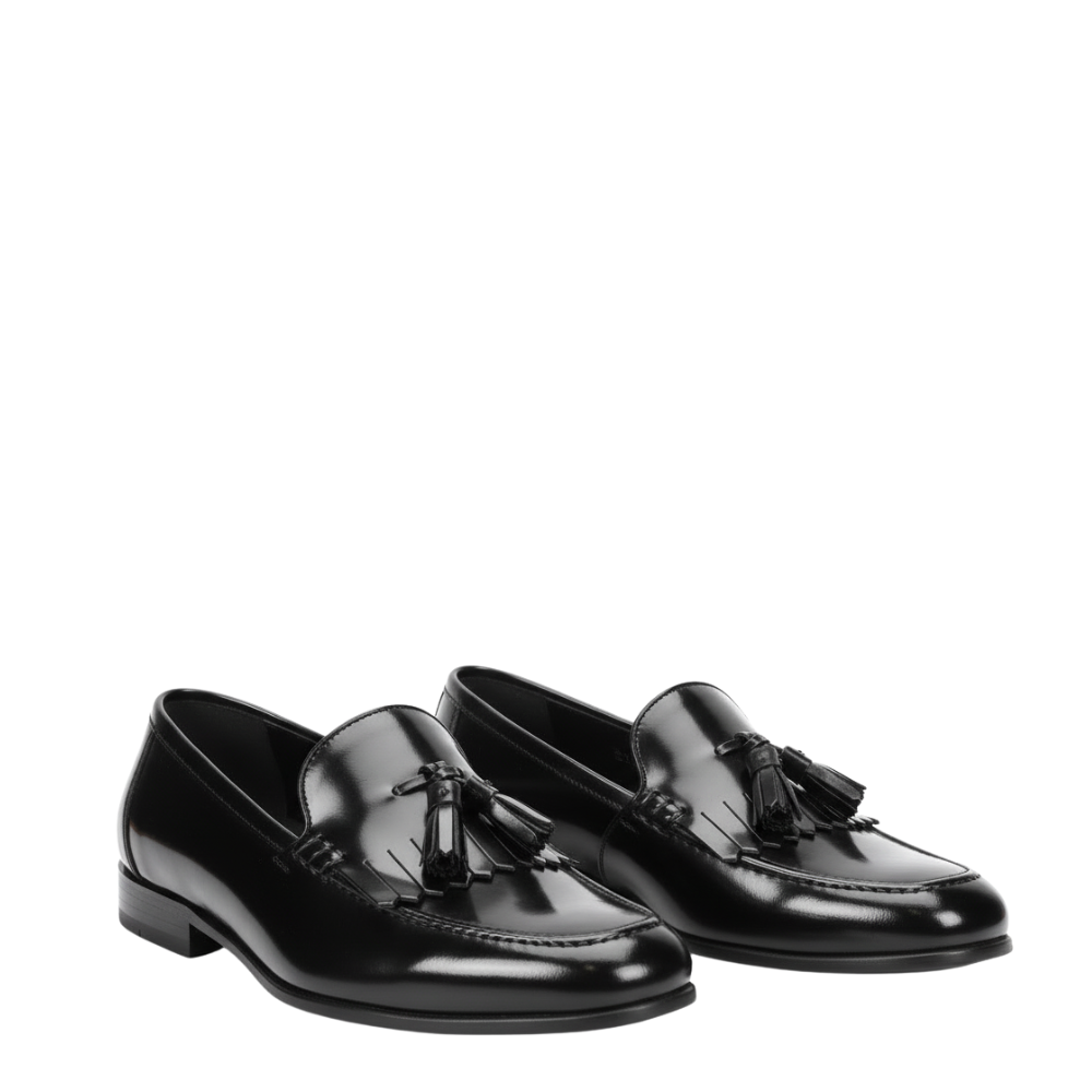 Royal Noir Tassel Signature Loafers