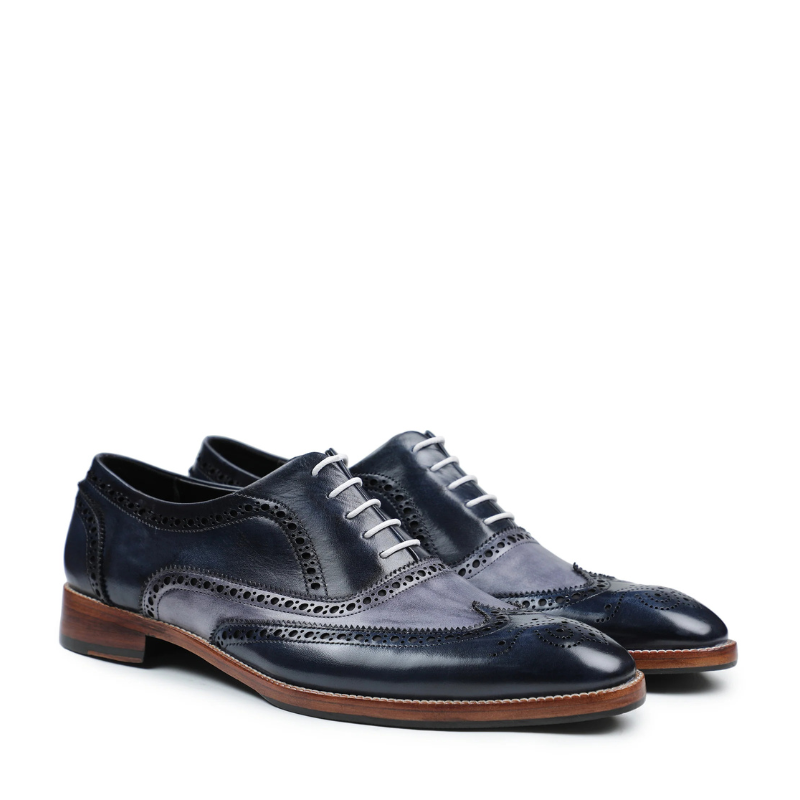 Sapphire Ash Wingtip Brogue Oxford