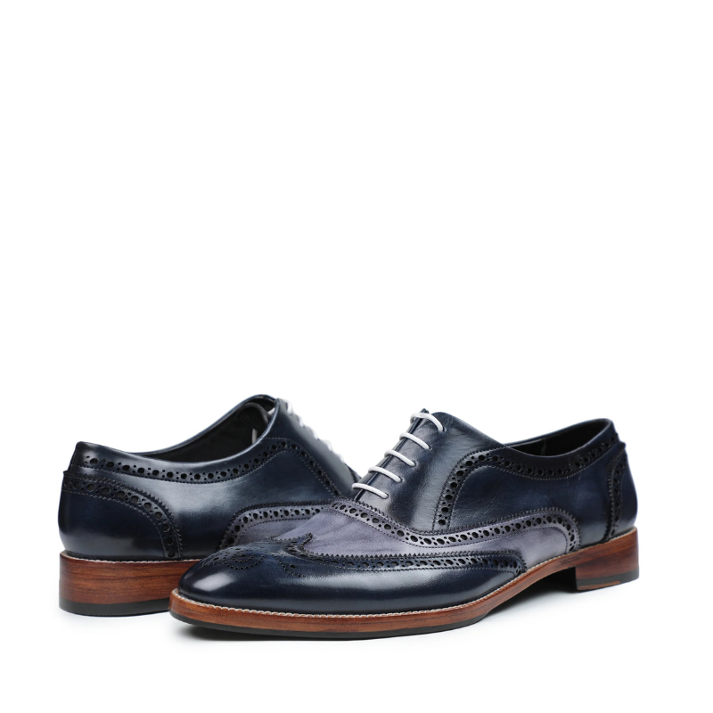 Sapphire Ash Wingtip Brogue Oxford