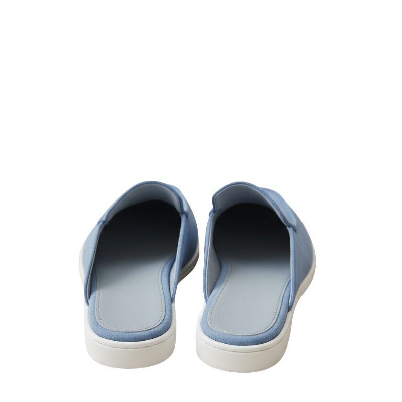 Azure Drift Suede Relaxed Fit Mule