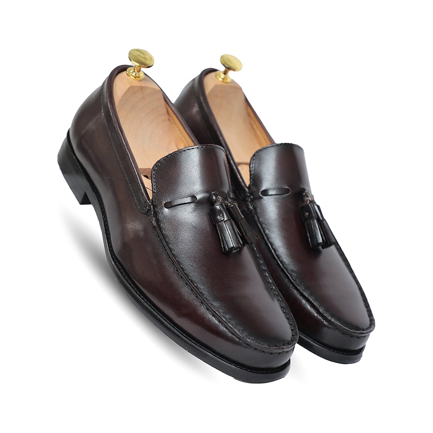 Selton Black Loafer Shoes