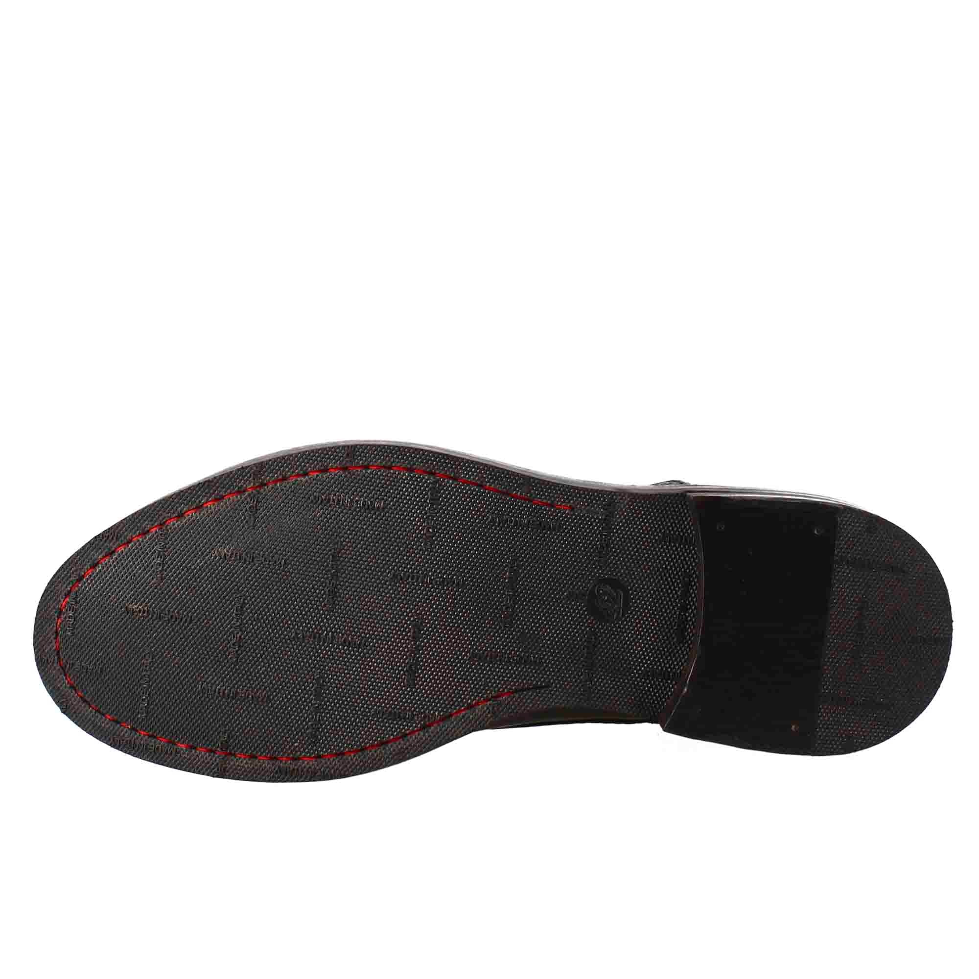 Medium diver men's amphibious boot in washed leather