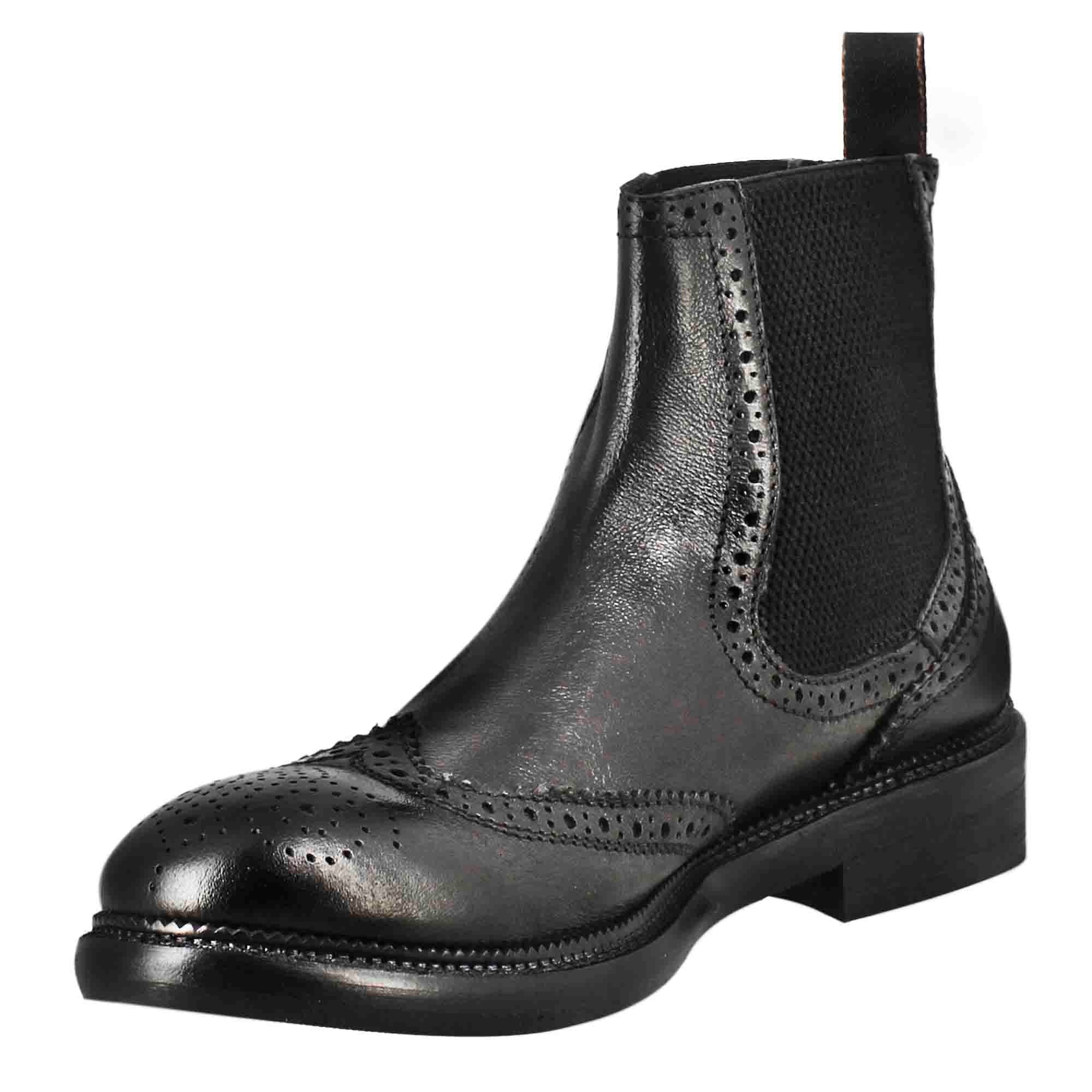 Men's candy chelsea boot in washed leather
