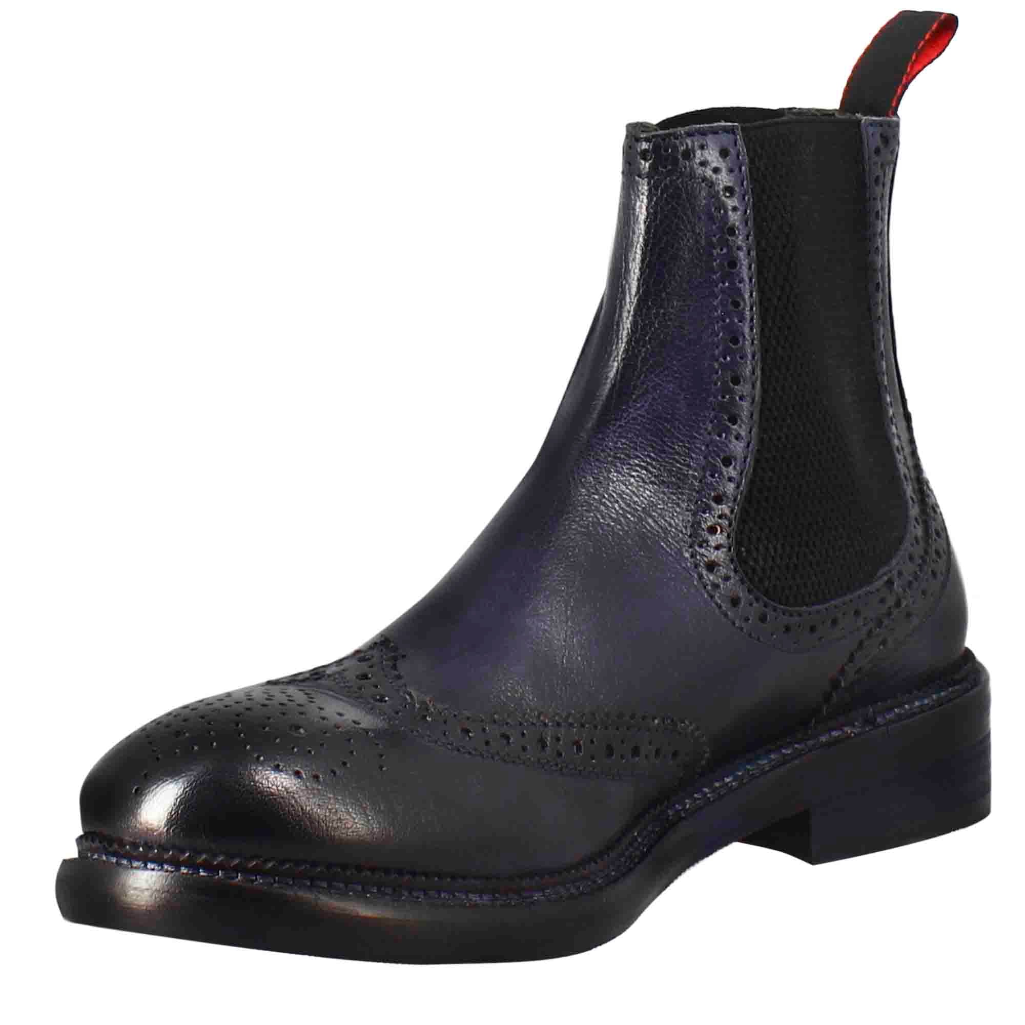 Men's candy chelsea boot in washed leather