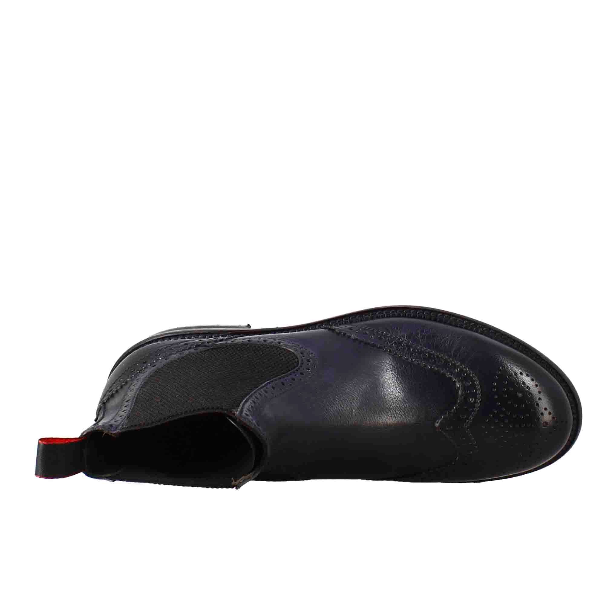 Men's candy chelsea boot in washed leather