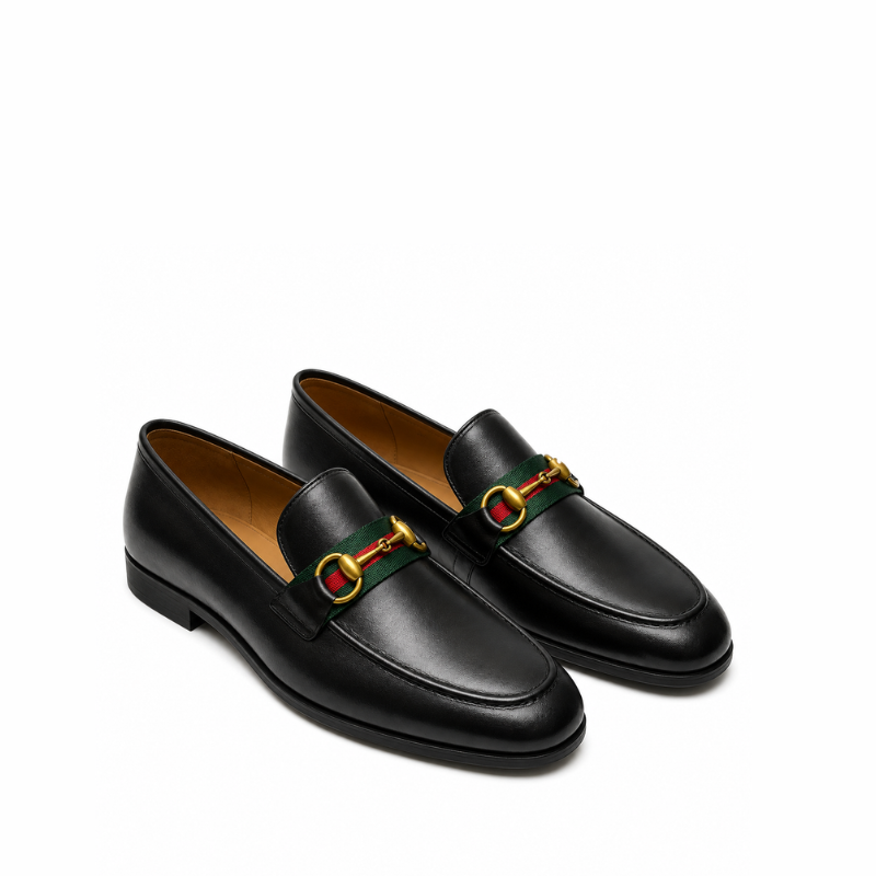Stryker Midnight Horsebit Leather Loafers
