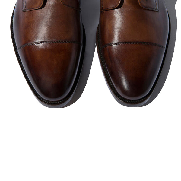 Derby Leather High Ankle Boots