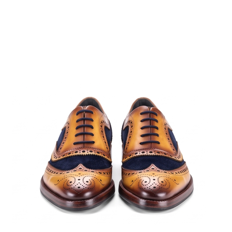 Timeless Dual Tone Wingtip Brogue Oxford