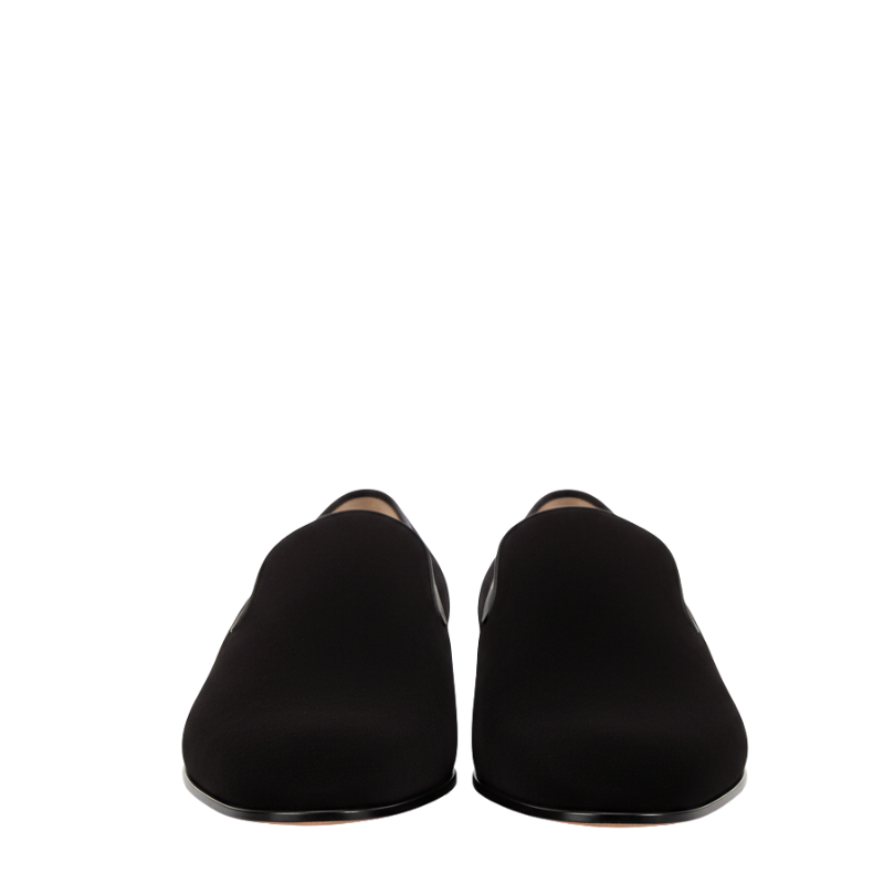 Minimalist Suede Loafers with Pointed Toe