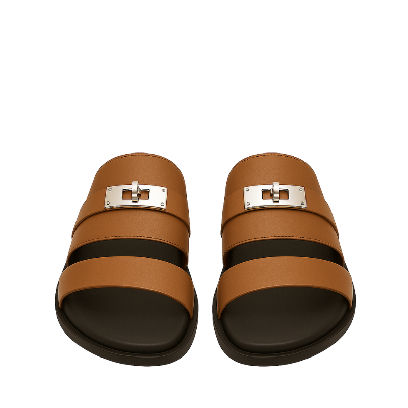 Ivory Edge Slipper – Multi-Strap Comfort Edition