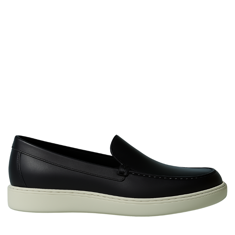 Men s Stylish Slip on Black Loafer
