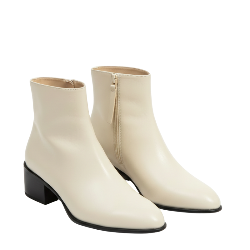 Luxe Aura Minimal Ankle Boots