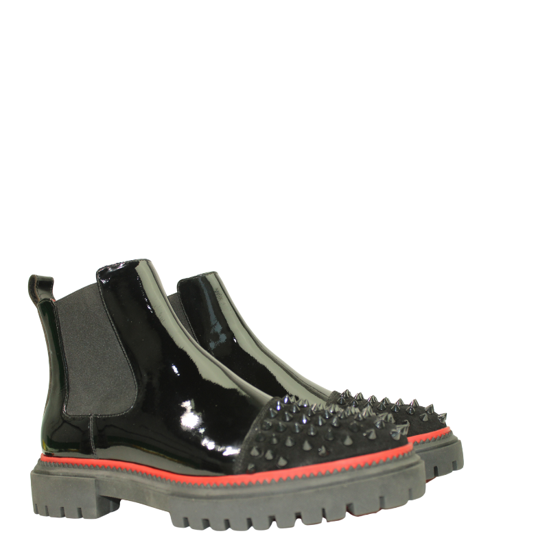 Italian Melon Spike Tan Chelsea Boot For Men