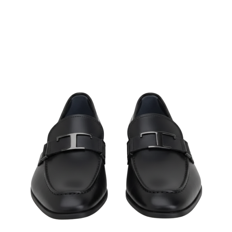 Imperial Noir Horsebit Leather Loafers
