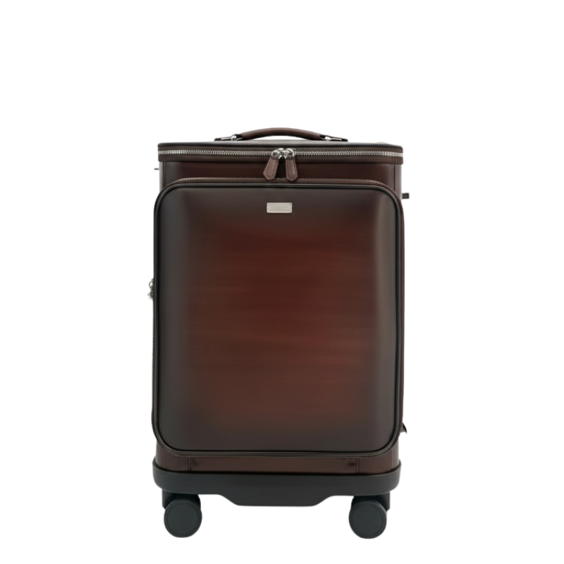 Italian Briefcase and Trolley Executive Luxe Luggage Set